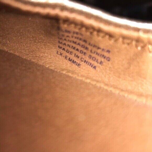 Lucky Brand Emmie Size 5.5M Rose Gold Ballet Flats Leather Great Condition - Picture 4 of 8